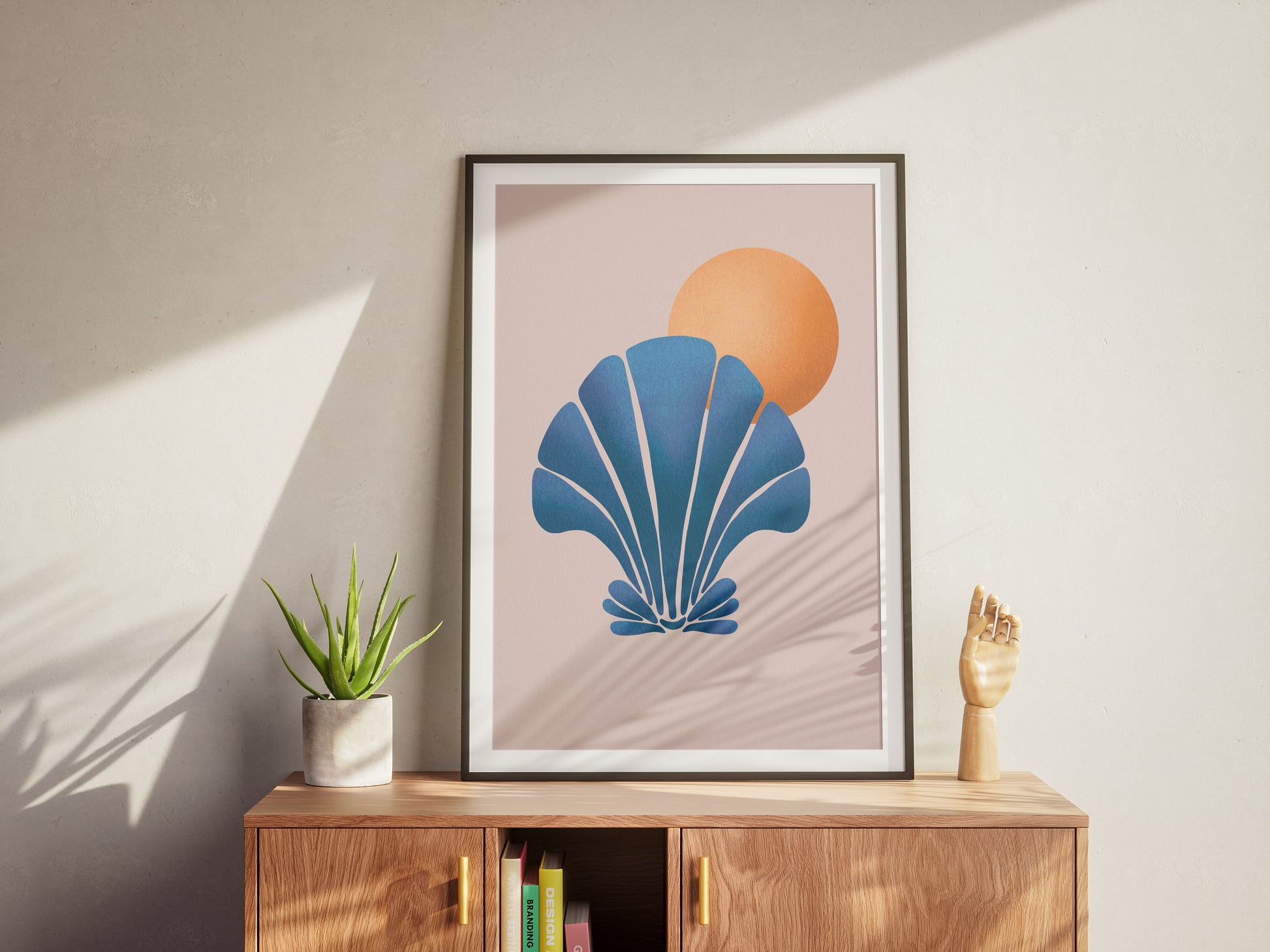 Mussel and Sun plakat fra Hastværket
